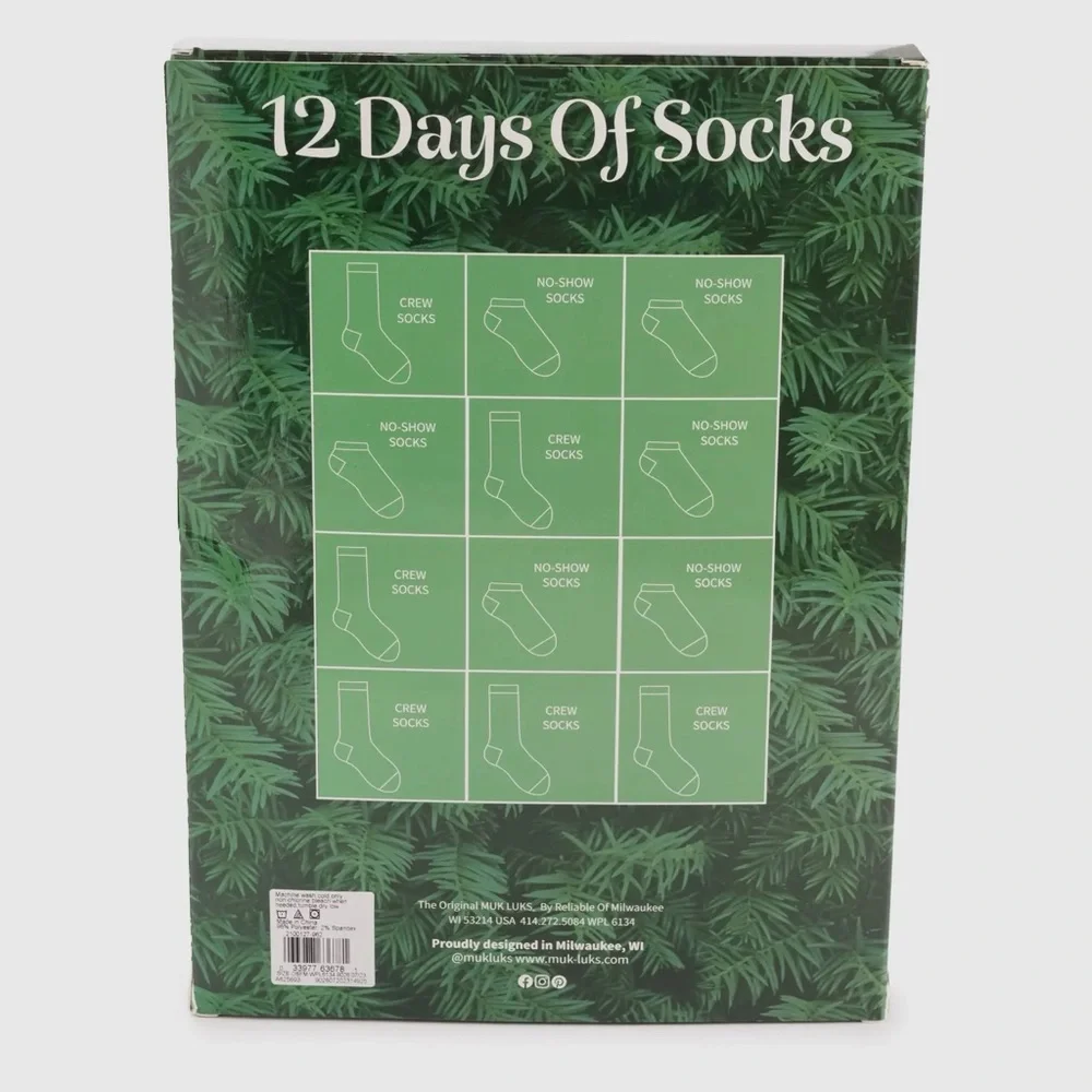 Christmas sale! Muk Luks Kids Christmas 12 Days of Socks Advent Calendar